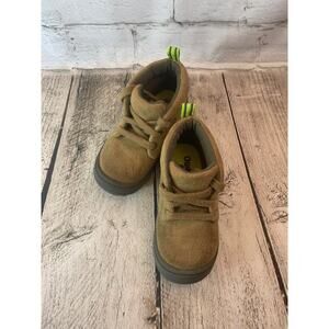 OSHKOSH B’GOSH Boy’s Ramon Tan Suede Ankle Boots / Size: 9M